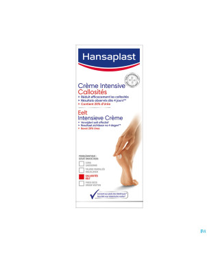 Hansaplast a/peau dure 20% uree cr intensive  75ml