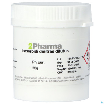 Isosorbide dinitrate 40% (60%lactosum) 25g 2pharma