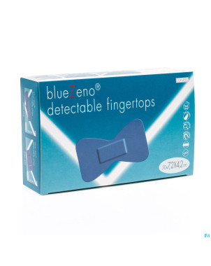 Bluezeno detectable fingertop  7,2x4,2cm  50