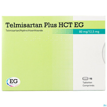 Telmisartan plus hct eg 80mg/12,5 mg tabl  98