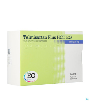 Telmisartan plus hct eg 80mg/25 mg tabl  98