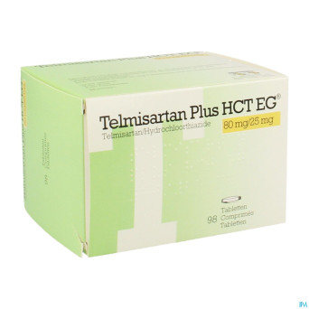 Telmisartan plus hct eg 80mg/25 mg tabl  98