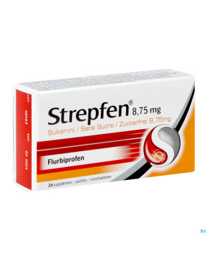 Strepfen 8,75mg s/sucre    past 24