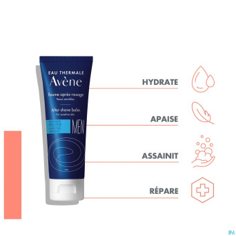 Avene men baume apres rasage nf 75ml