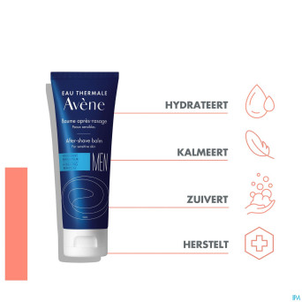 Avene men baume apres rasage nf 75ml