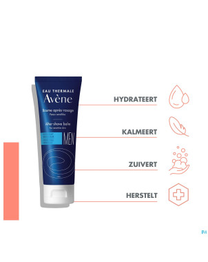 Avene men baume apres rasage nf 75ml