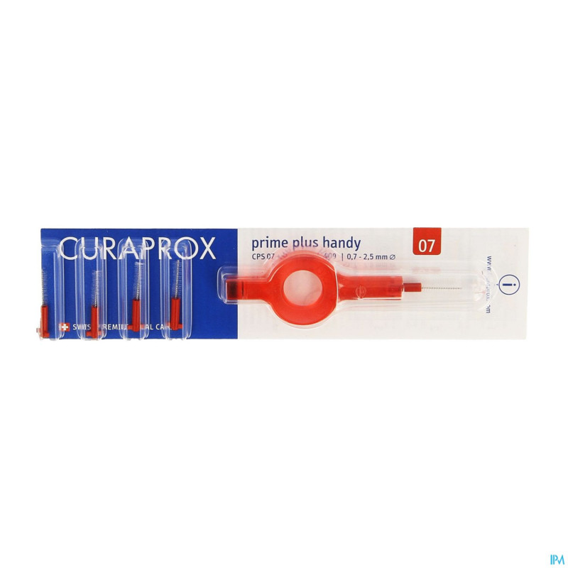 Curaprox brosse interdent.prime droit rouge    5