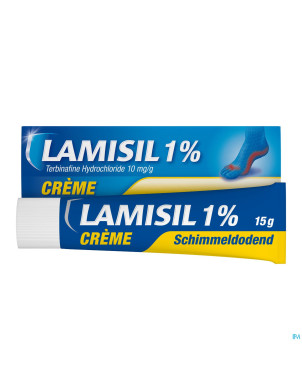 Lamisil creme 1% tube lamine aluminium  15g