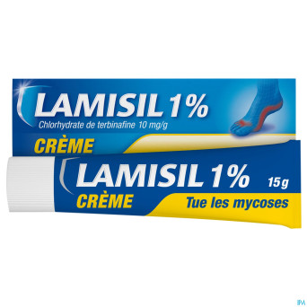 Lamisil creme 1% tube lamine aluminium  15g
