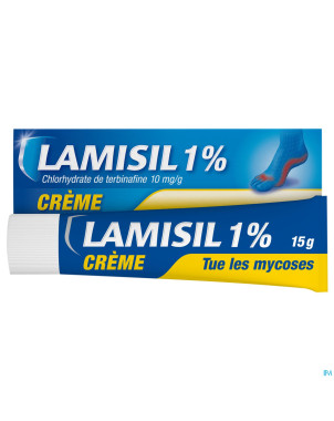 Lamisil creme 1% tube lamine aluminium  15g