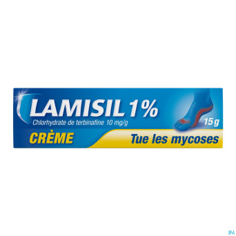 Lamisil creme 1% tube lamine aluminium  15g