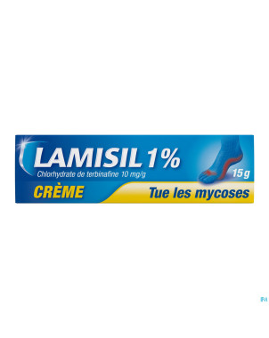 Lamisil creme 1% tube lamine aluminium  15g