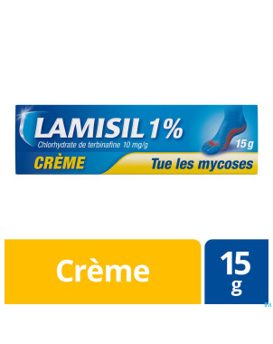 Lamisil creme 1% tube lamine aluminium  15g