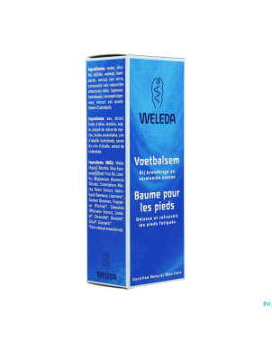Weleda baume pour les pieds creme tube 75ml
