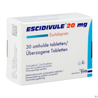 Escidivule 20 mg comp enrob 30