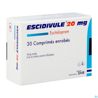 Escidivule 20 mg comp enrob 30