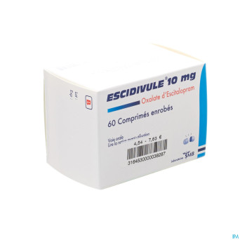 Escidivule 10 mg comp enrob 60