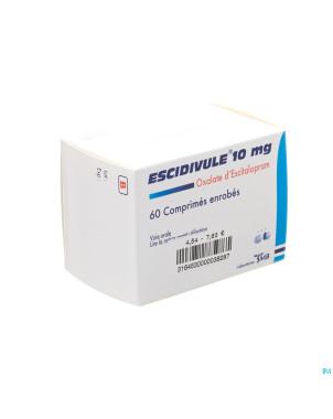 Escidivule 10 mg comp enrob 60