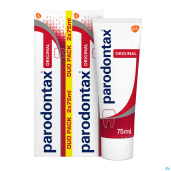 Parodontax fluoride dentifrice dinner duo   2x75ml