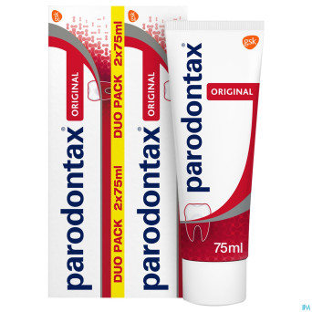 Parodontax fluoride dentifrice dinner duo   2x75ml