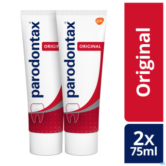 Parodontax fluoride dentifrice dinner duo   2x75ml