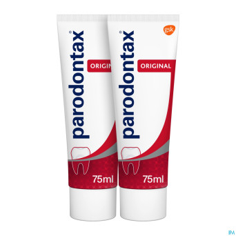 Parodontax fluoride dentifrice dinner duo   2x75ml