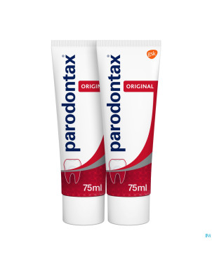 Parodontax fluoride dentifrice dinner duo   2x75ml