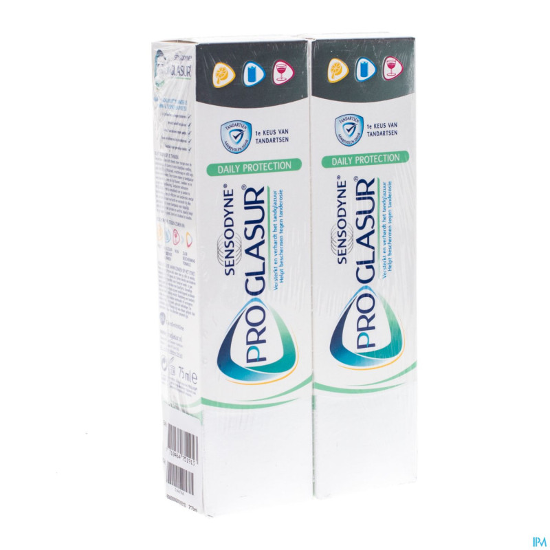 Sensodyne proglasur dentifrice dinner duo   2x75ml