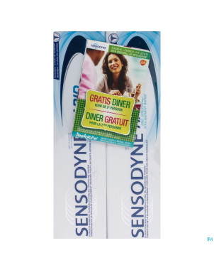 Sensodyne rapid dentifrice dinner duo    2x75ml