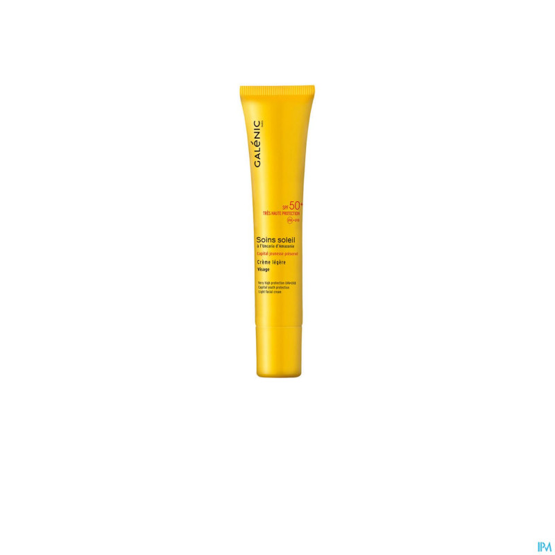 Galenic creme visage legere ip50+    tube 40ml