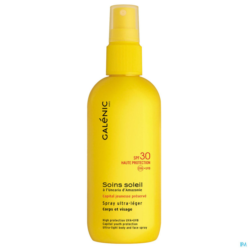 Galenic spray ultra leger corps-visage ip30  125ml