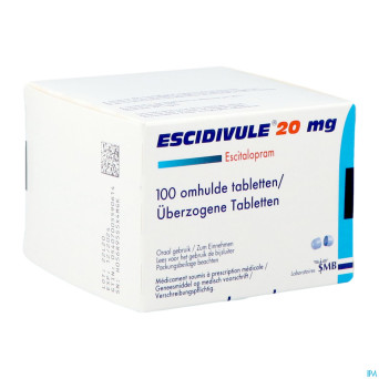 Escidivule 20 mg comp enrob 100
