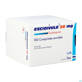Escidivule 20 mg comp enrob 100