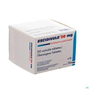 Escidivule 20 mg comp enrob 100