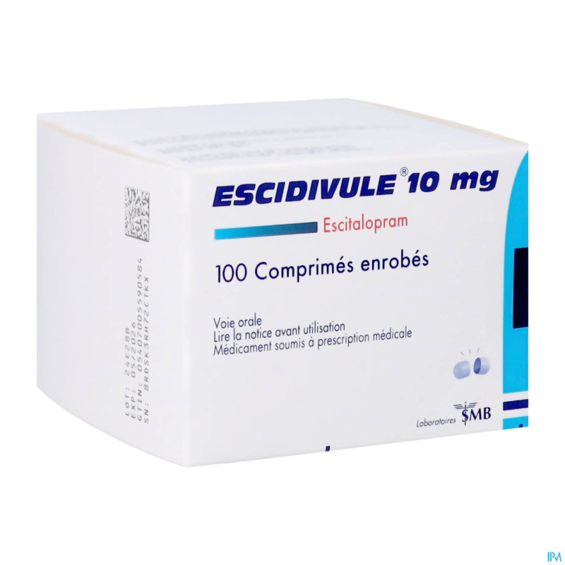 Escidivule 10 mg comp enrob 100
