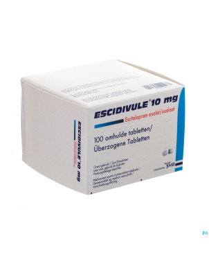 Escidivule 10 mg comp enrob 100