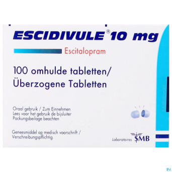 Escidivule 10 mg comp enrob 100
