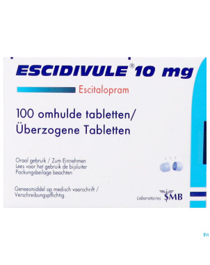 Escidivule 10 mg comp enrob 100