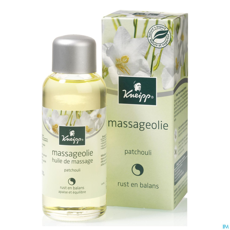 Kneipp huile massage patchouli 100ml