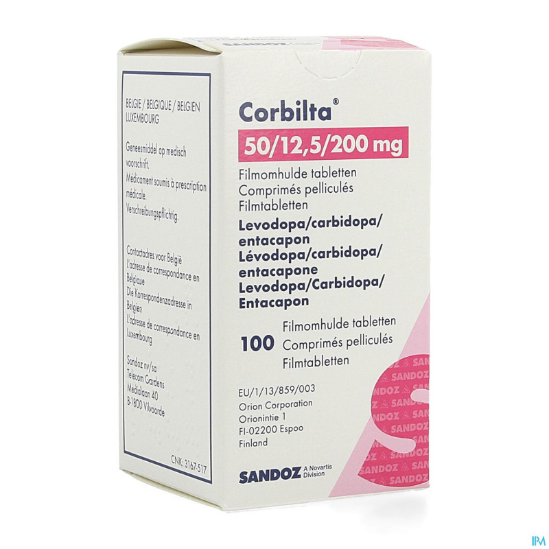 Corbilta  50mg/12,5mg/200mg comp pell 100