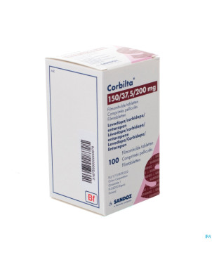 Corbilta 150mg/37,5mg/200mg comp pell 100