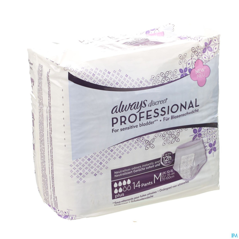 Always discreet professional pants maxi m 14 ct