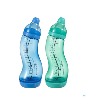 Difrax biberon-s natural boy double pack   2x250ml