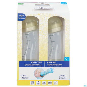 Difrax biberon-s natural double pack    2x250ml