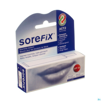 Sorefix creme boutons fievre tube  6ml