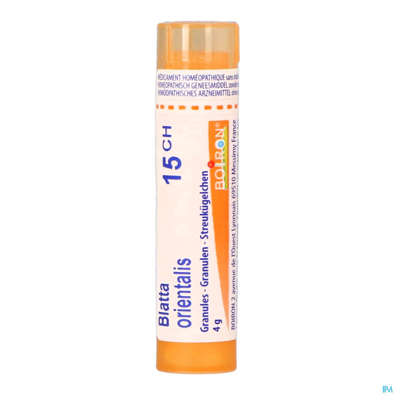 Blatta orientalis    15ch gr 4g boiron