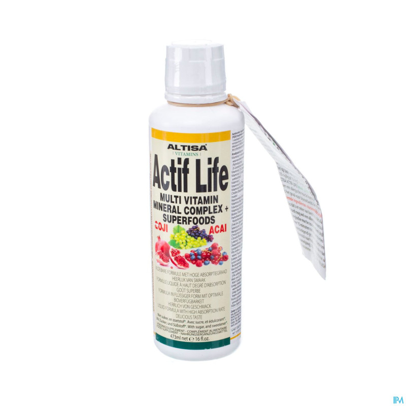 Altisa actif life + goji 473ml