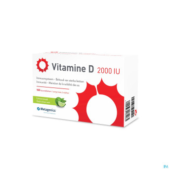 Vitamine d 2000iu metagenics comp 168