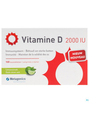 Vitamine d 2000iu metagenics comp 168