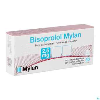 Bisoprolol viatris 2,5 mg comp pell 30
